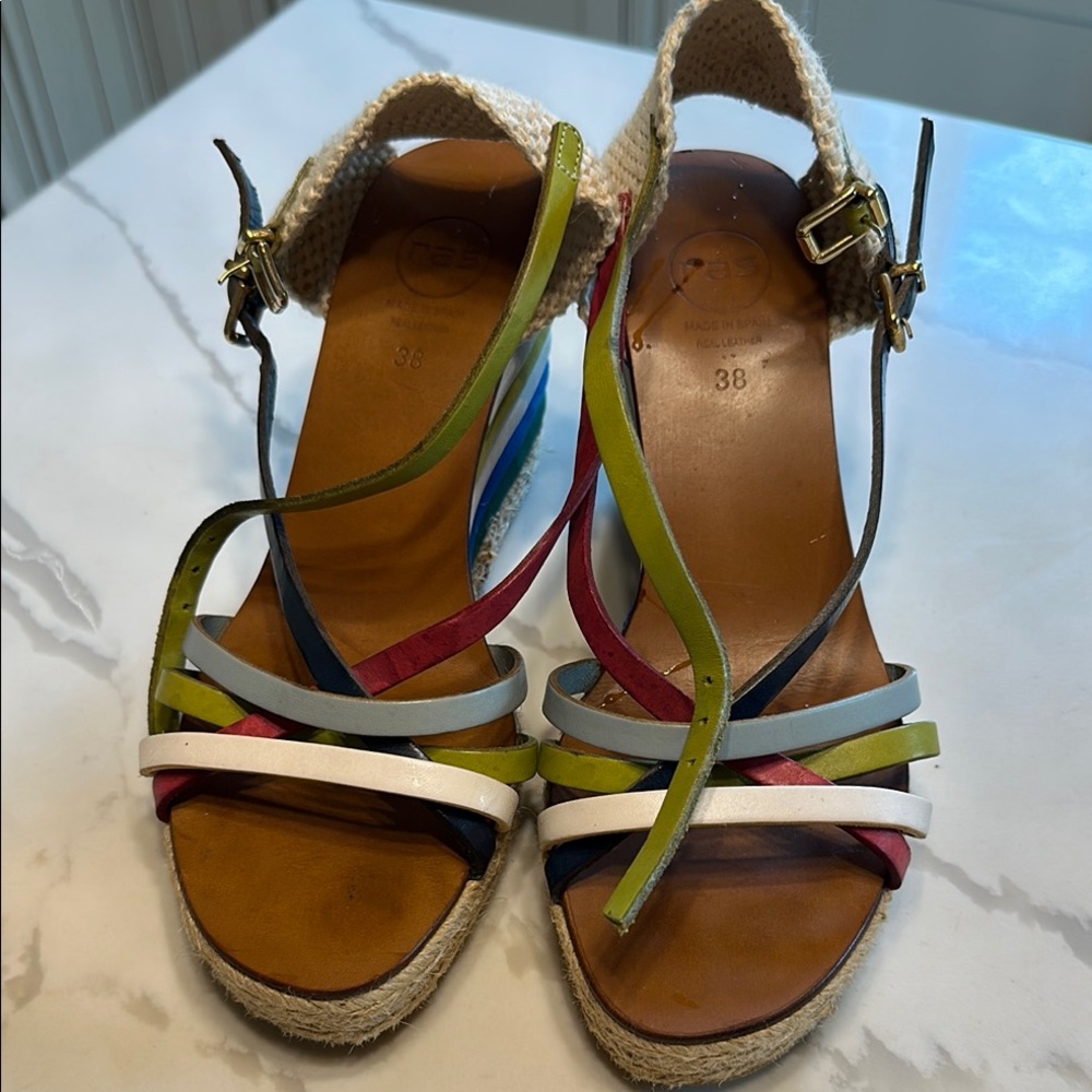 Ras Multicolor Strappy Espadrilles